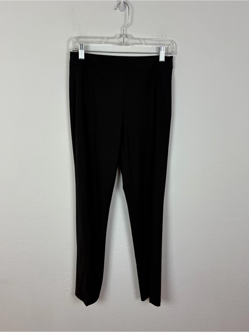 Hugo Boss Black Wool Blend Straight Leg Trousers